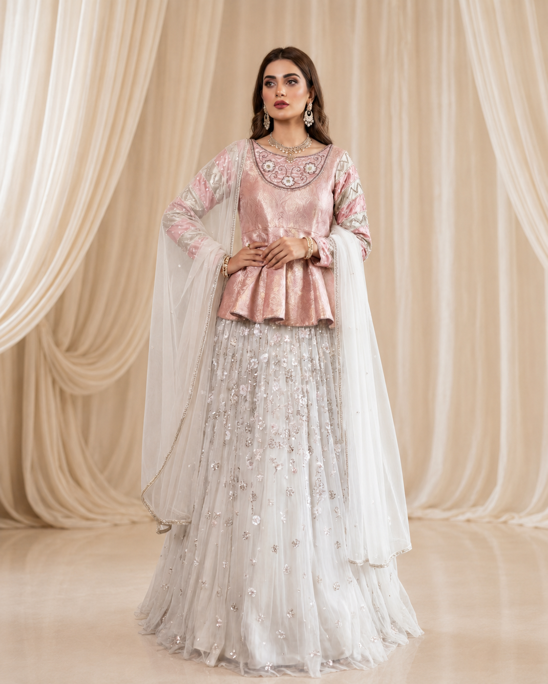 Ghazala Bukhari maxi lookbook