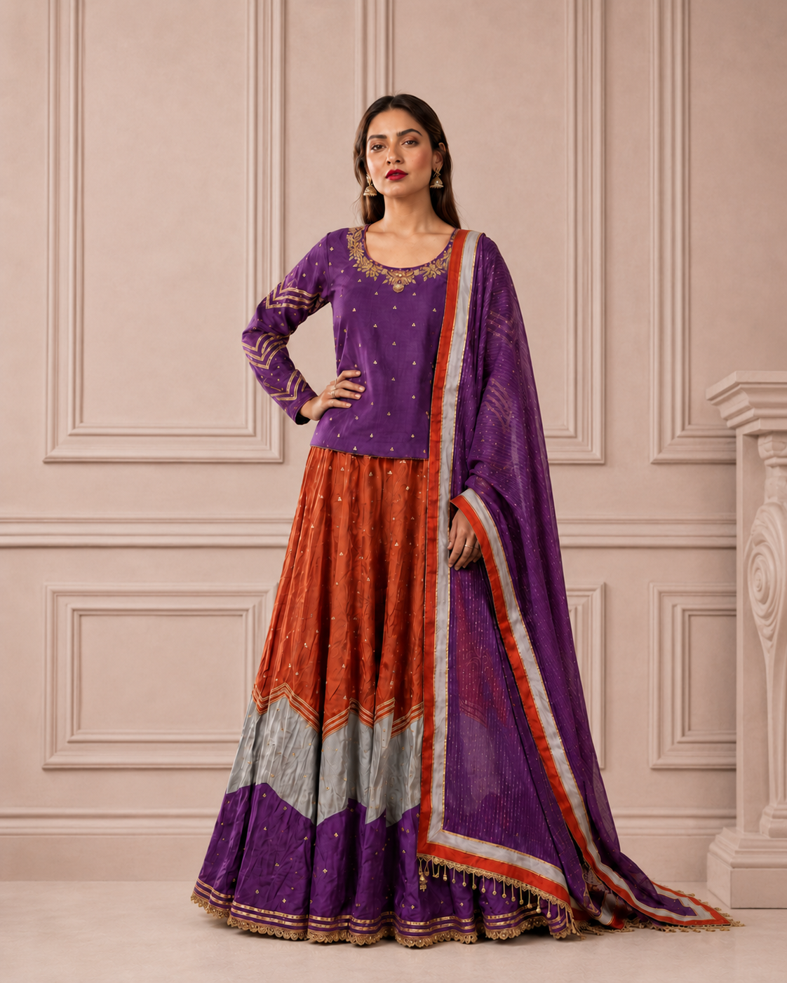 Ghazala Bukhari lehenga lookbook