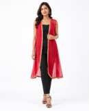 Laal Nazakat Organza Jacket