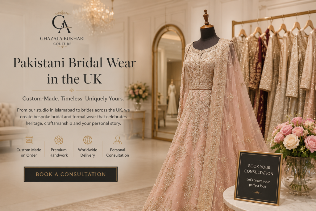 Find Your Perfect Custom Pakistani Bridal Dress in the UK