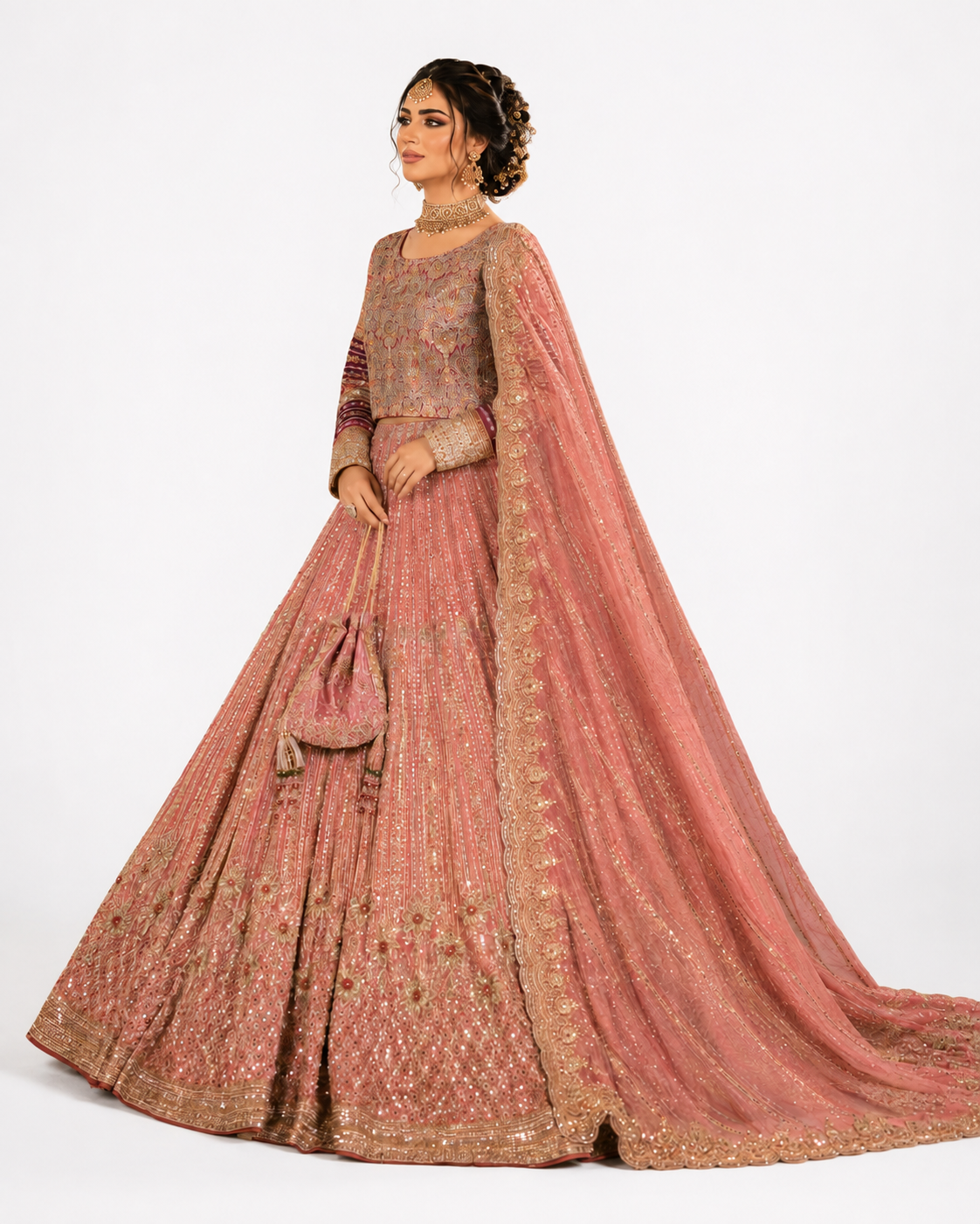 Mah-Rukh bridal couture by Ghazala Bukhari
